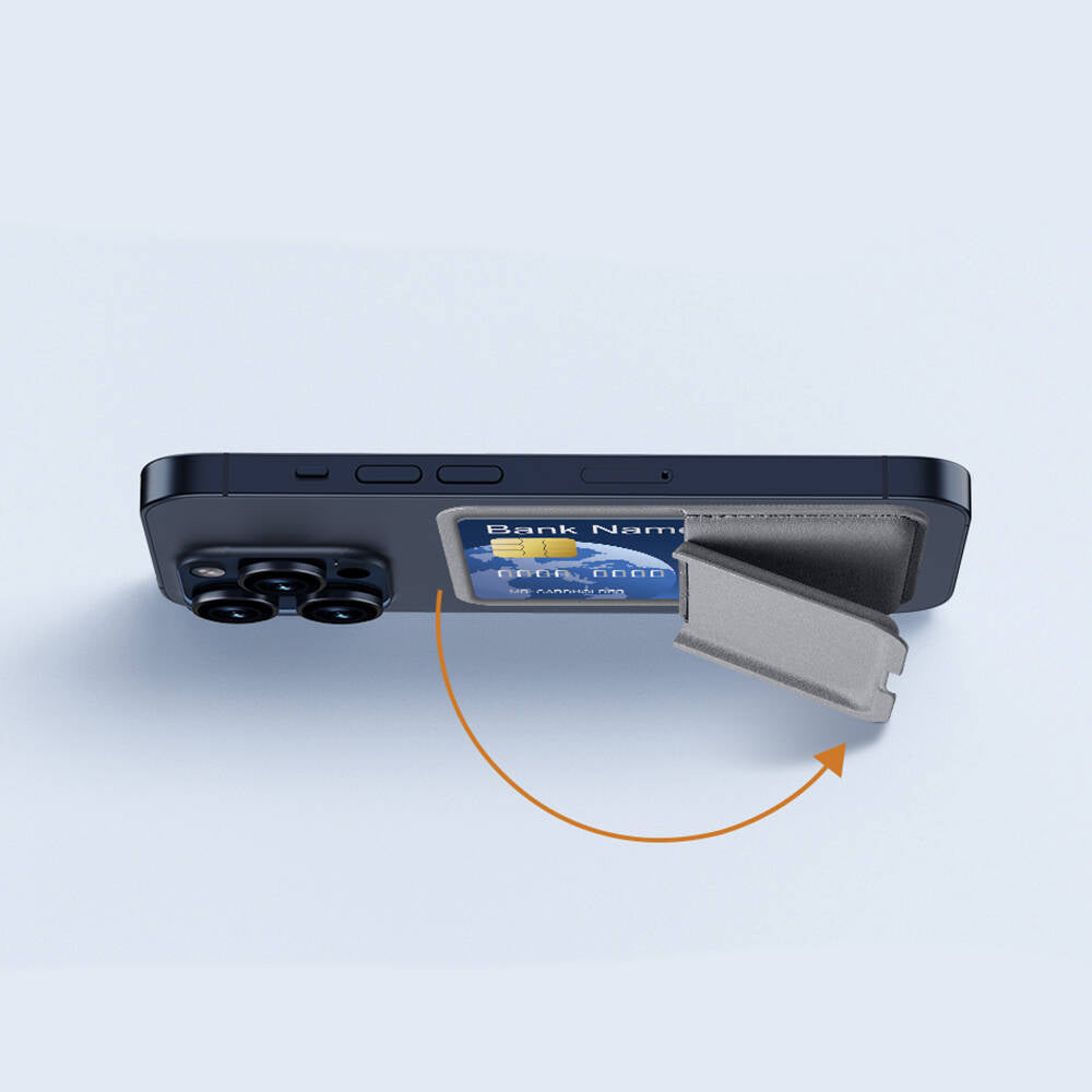Wiwu MW-001 Pop-Up Sade Tasarımlı 3 Hazneli PU Magnetik Standlı Kartlık Wiwu MW-001 Pop-Up Sade Tasarımlı 3 Hazneli PU Magnetik Standlı Kartlık